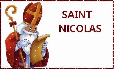  Saint Nicolas 
 
Coucou mon gra
